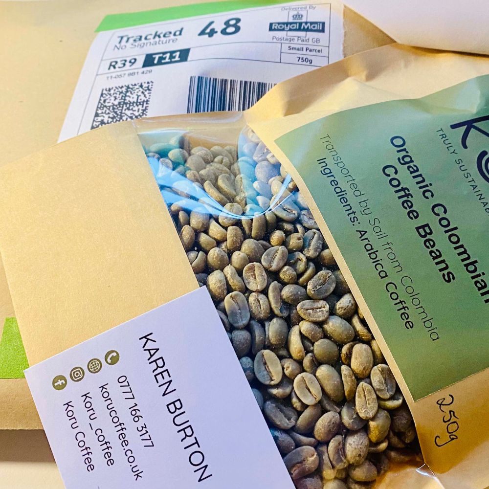 Columbian Organic Green Coffee Beans